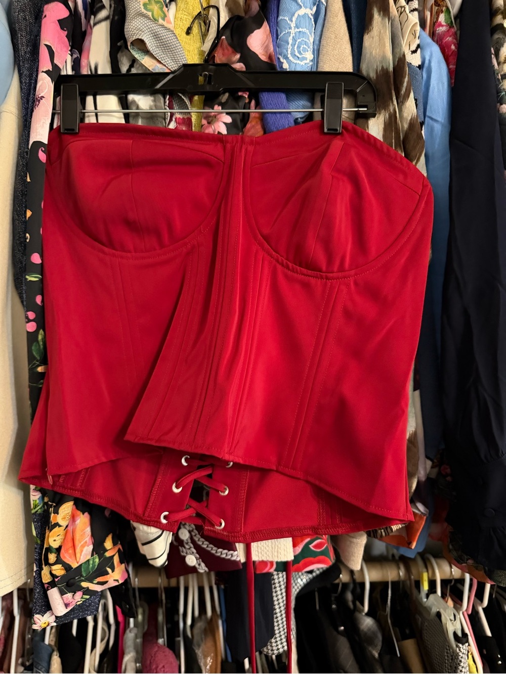 Fashion Nova Strapless Corset top 1X NWT